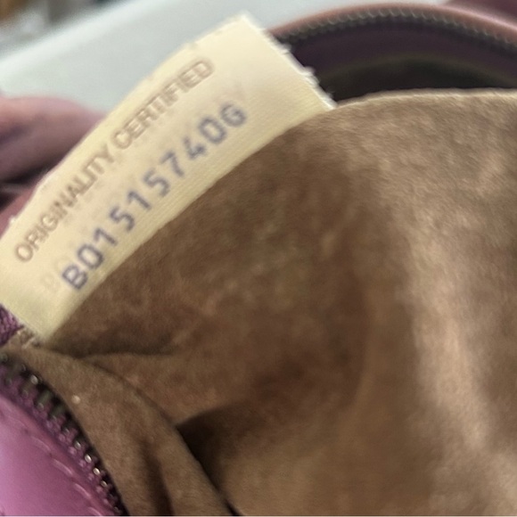Pre Loved Bottega Veneta Leather Women Purple Hobo Bag - Picture 9 of 9